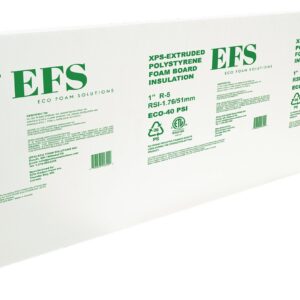 Eco Foam Solutions Eco-40 psi XPS extruded polystyrene foam board insulation panel